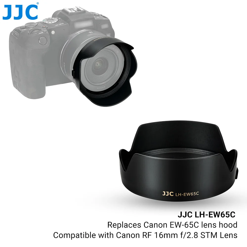 Jjc Omkeerbare Rf Mount Zonnekap Voor Canon Rf Lens Voor Canon Eos R Rp R3 R5 R6 R7 R10 camera Accessoires EW-65C ES-65B ET-74B