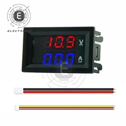 Mini Digital Voltmeter Ammeter DC0-100V 10A 50A 100A Voltage Current Meter Tester Volt Regulator 0.56