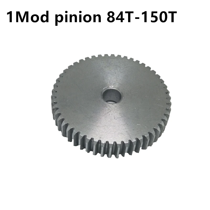 Spur pinion 1 Mod 84t 85t 86T 87T 88T 89t 90t 95t 100t 110t 120t 130t 140 150 160 180T 200 220T Straight Teeth 45# steel gear