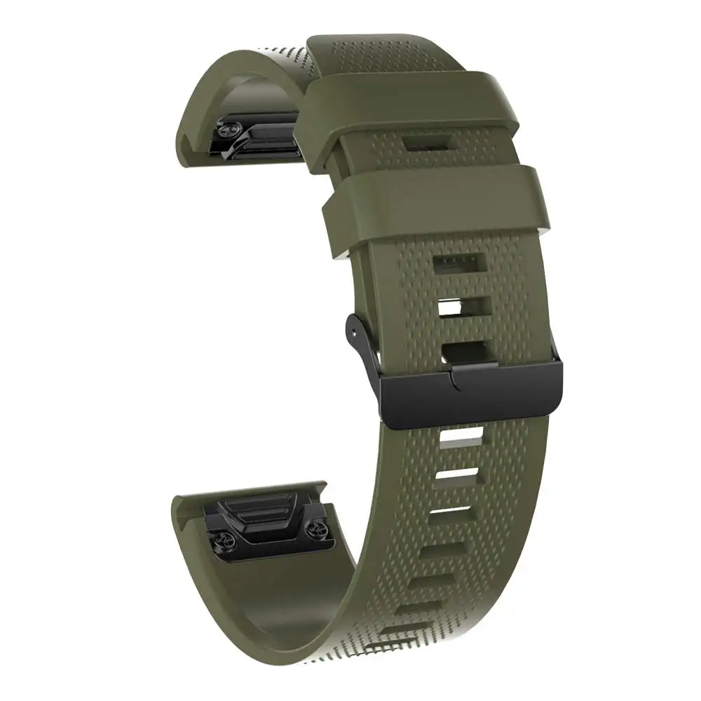 26mm Silicone Watch Strap For Garmin Fenix 7X 5X 3 3HR Quick Release Easy fit Wrist band 22MM for Garmin Fenix 6x 6xpro braclet