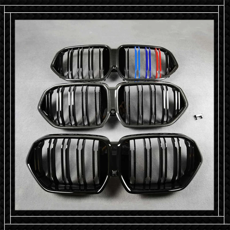 

Car Styling Front Bumper Grille For B-MW X6 G06 2019-IN ABS Material Glossy Black/Glossy M Color G06 Car Mesh Grilles