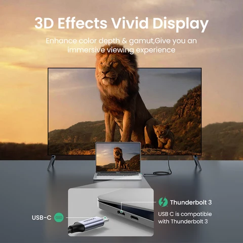 UGREEN USB Type C HDMI адаптер 4K