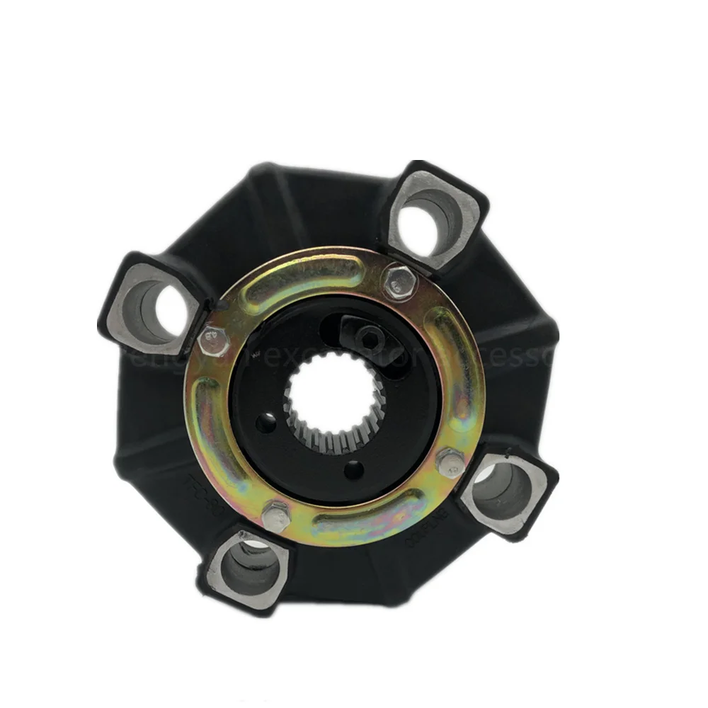 For Sumitomo SH 160 200 280 Coupling Engine Hydraulic Pump Connection Rubber 15 20 Teeth Shock Absorber Rubber Excavator Parts