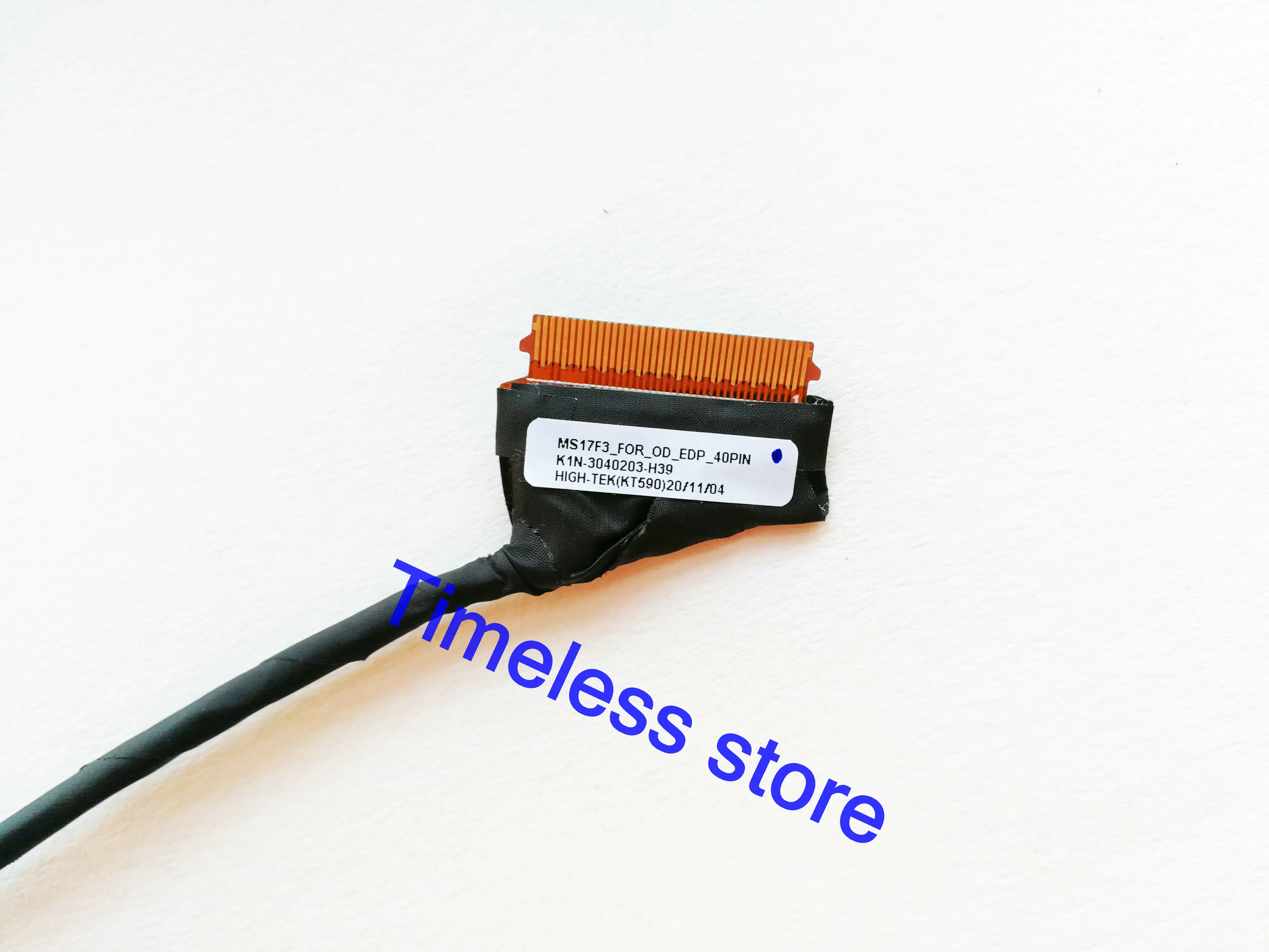 new for MSI MS-17F3 MS17F3 40 pin led lcd lvds cable K1N-3040203-H39