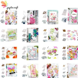 2021 nuovo arrivo fiore taglio muore e francobolli e Stencil Scrapbook diario amichevole giardino Hot Foil goffratura Template Card