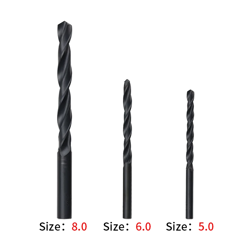 5PCS/10PCS 1mm-17.5mm Metal Drilling HSS Straight shank Twist Drill Bits Electric Drilliing Power Craft Wood Work Hand Tool
