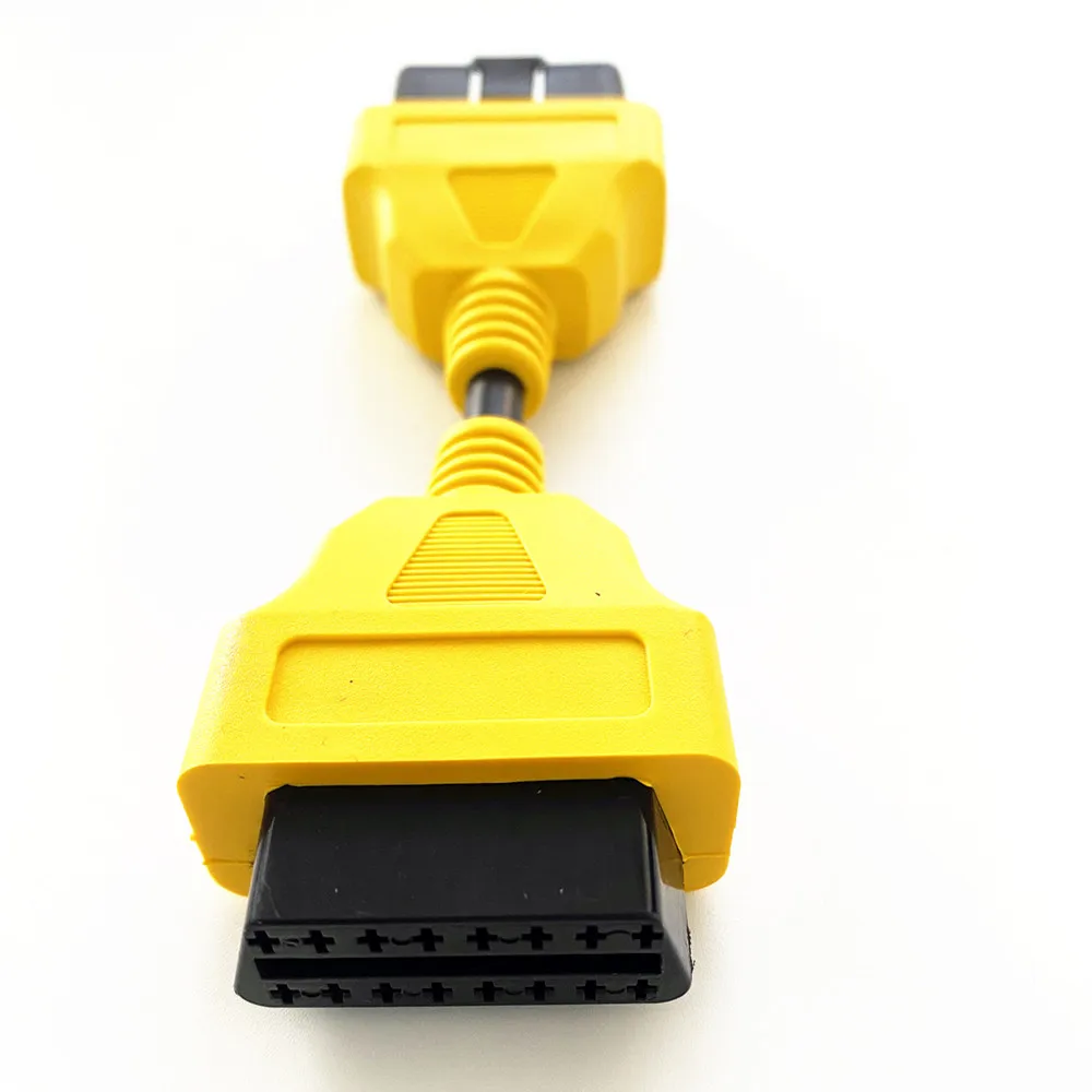 OBD2 Extension Cable Car obd2 16Pin Male to Female Plug Extension Cord Yellow Cable Extend OBD2 Diagnostic interface Adapter