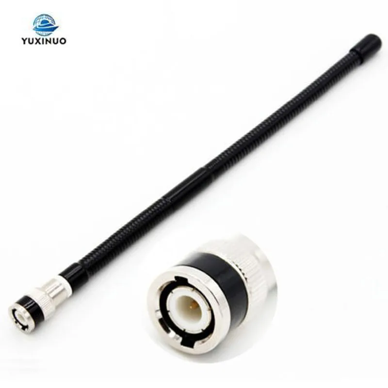 

Soft 27MHz BNC Male Connector Two Way Radio Antenna for Kenwood TK100 TK300 ICOM IC-V8 V80 IC-V82 Vertex Motorola Walkie Talkie