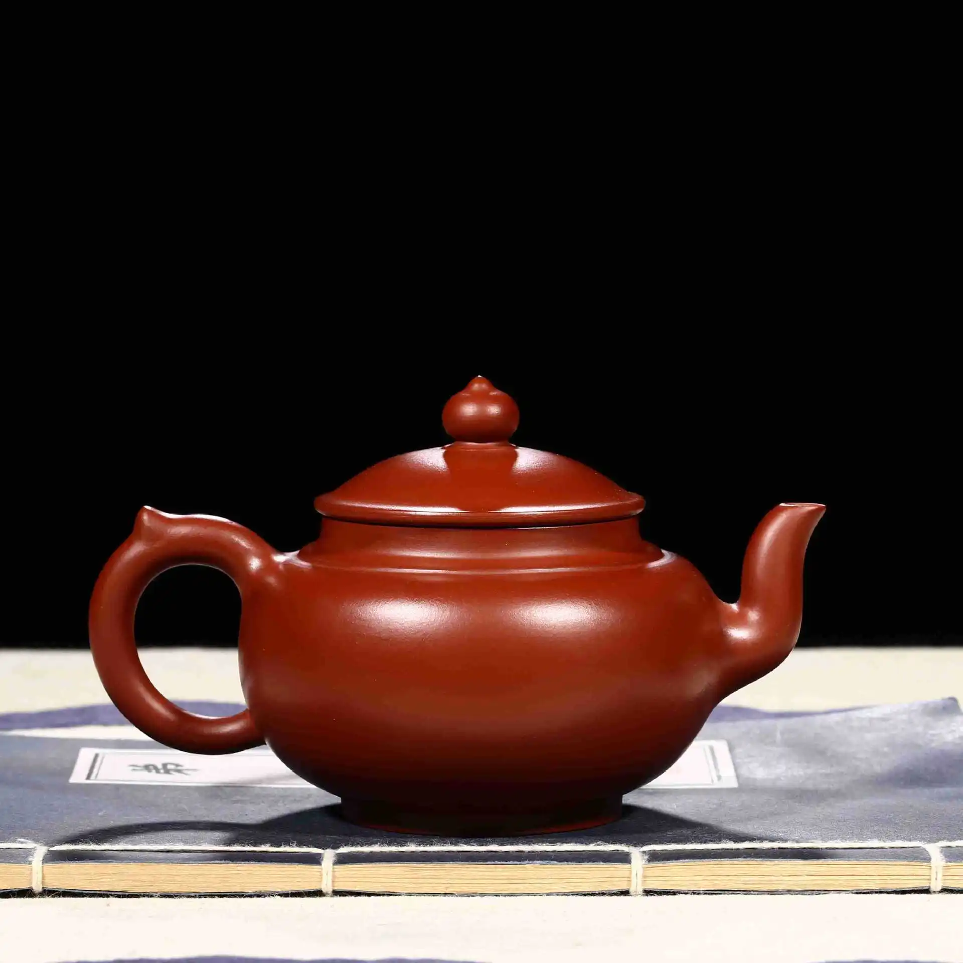 recommended monoaromatic all hand undressed ore dahongpao smile sakura pot of household paint colour kung fu tea set