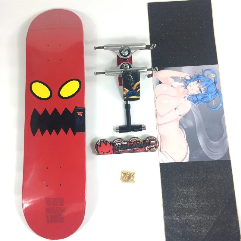 Complete Toymachine Of Professional Canadian Maple  Double Rocker High-Level Skaters 7.75 7.8 8.0 8.1 8.2 8.3 8.5 Size