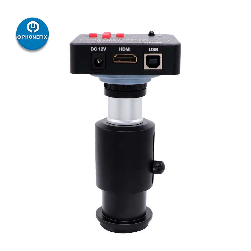 Imagem -02 - Ctv Stereo Microscópio Câmera Adaptador c Mount Vídeo Industrial Microscópio Tubo Peças 233 mm 38 mm