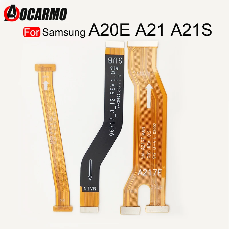 For Samsung Galaxy A20E A21 A215 A21S A217F Main Board Motherboard Connector Flex Cable Replacement Parts