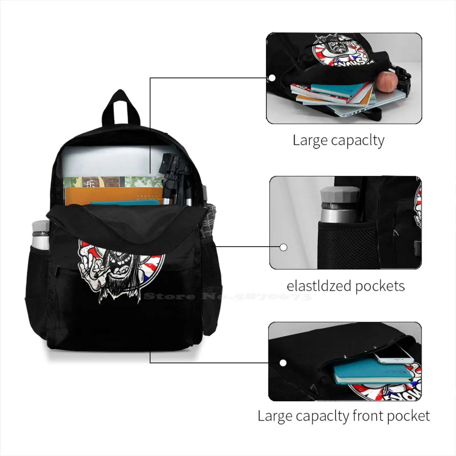 Mochilas de banda de Rock americana para hombres, mujeres, adolescentes, niñas, bolsos, es una banda americana, 97an de Atlán