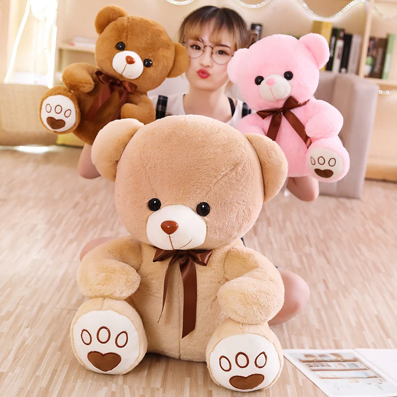 Nizza Heißer Huggable Hohe Qualität Spielzeug Cartoon Teddybär Plüsch Spielzeug Kuscheltiere Schöne Bären Puppe Geburtstag Geschenk Für Kinder – Detail 6