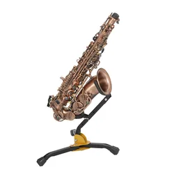 Alto tenor saxofone suporte dobrável portátil sax tripé de metal suporte para alto tenor sax peças de instrumentos de sopro acessórios