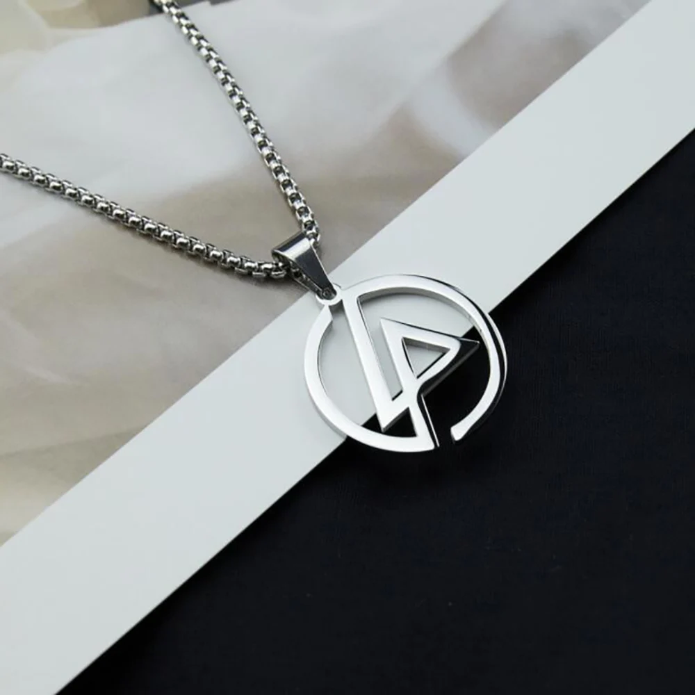 Stainless Steel Hip Hop Minimalism Punk Rock Pendant Necklace Fashion Delicate Street Dance Jewelry Gift For Him