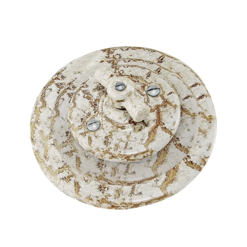 Electrical ceramic wall switch One Gang Double Way flush mounted switch 240V,10A