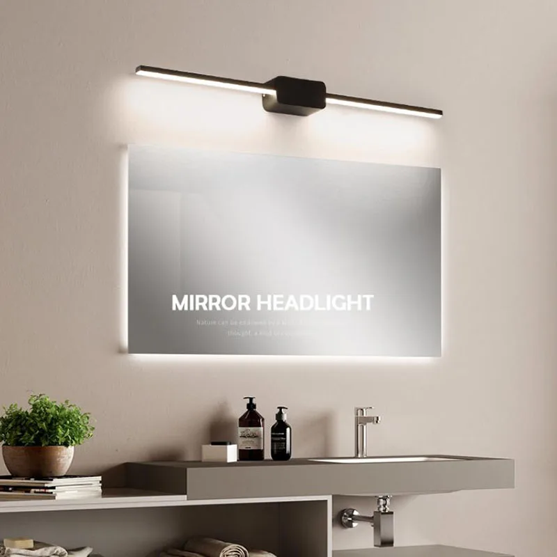 

Modern Led Mirror Light Nordic simple Indoor Bedroom led Wall Lamp Hotel Bathroom Mirror Wall Light luxury Dressing Makeup lamp