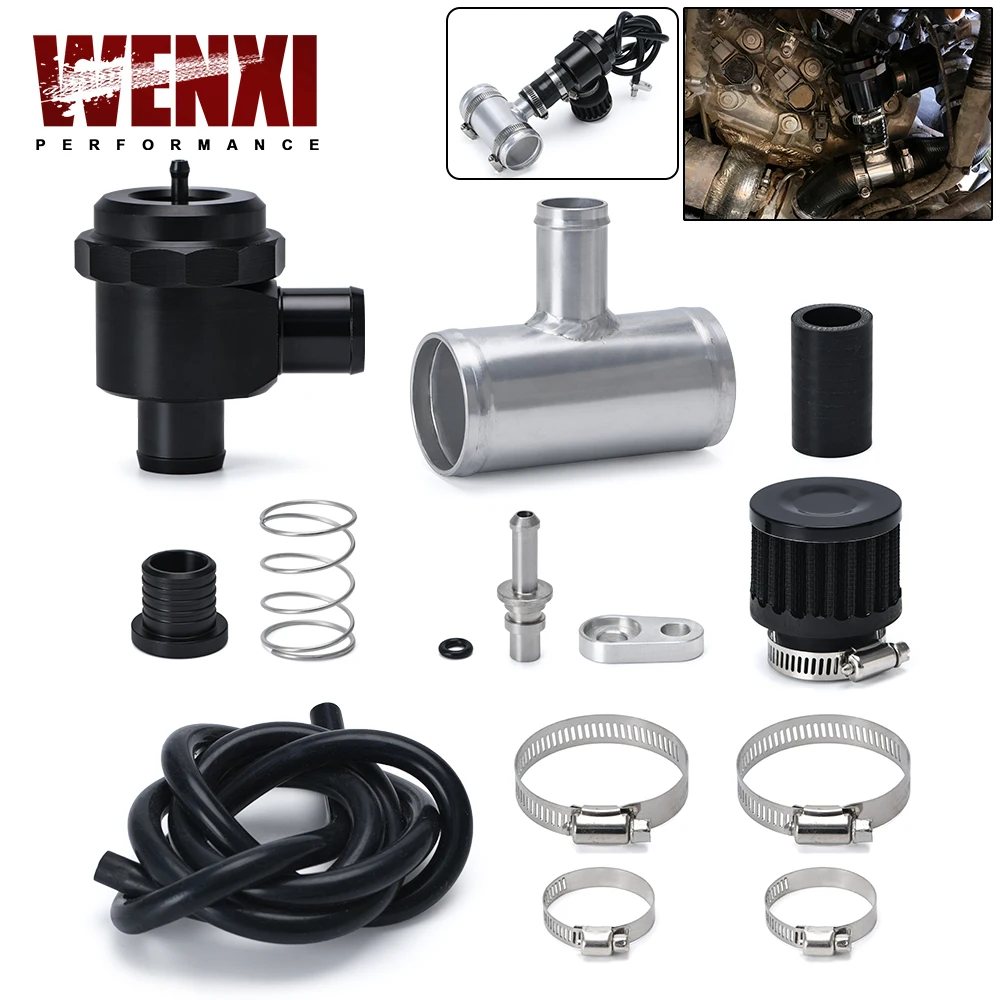 

BOV Blow Off Valve Kit for 17-21 Can Am Maverick 120hp Turbo X3 Non Intercooler Motorcycle Accessories WX-BOV06BK