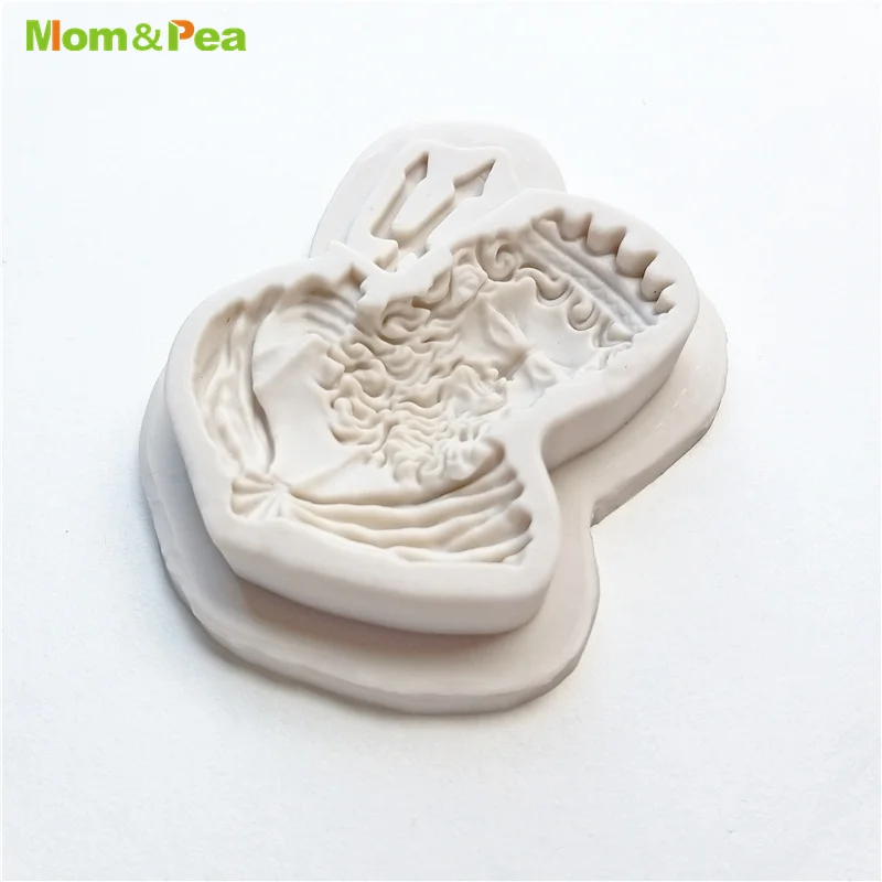 MPA2483 Sea King Shaped Silicone Mold Gum Paste Chocolate Ornamental Fondant Mould Cake Decoration Tools