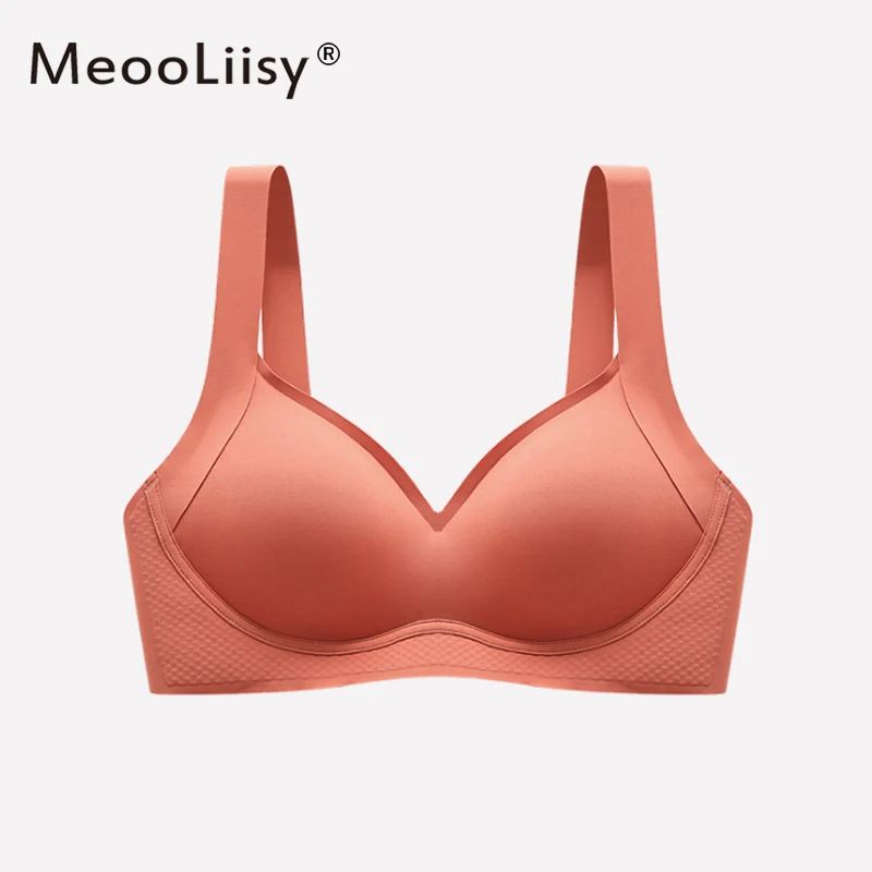 MeooLiisy Seamless Bras for Women Padded Push Up Underwear Soft No Wire Brassiere Sexi Lingeri  S to XL