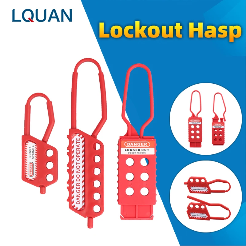 Plastic Nylon Tagout Loto Energy Isolation Lock Safety Lockout Hasp