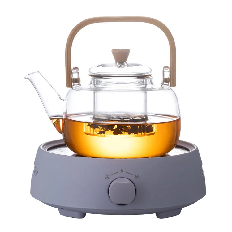 Good Clear Borosilicate Glass Teapot With Glass Tea Infuser Strainer Heat Resistant Loose Leaf Tea Pot Tool Kettle Set