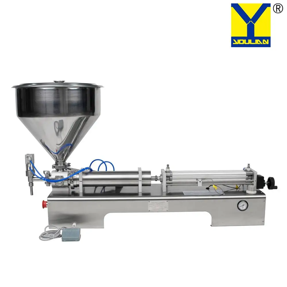 Liquid Filling Machine วางเครื่องบรรจุขวดบรรจุของเหลวขนาด1ลิตรสบู่ Sanitizer เครื่อง