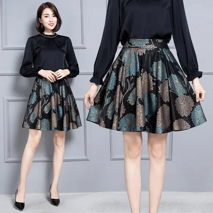 Top brand New Fashion 2020 Genuine Sheep Real Leather Skirt K22  high quality