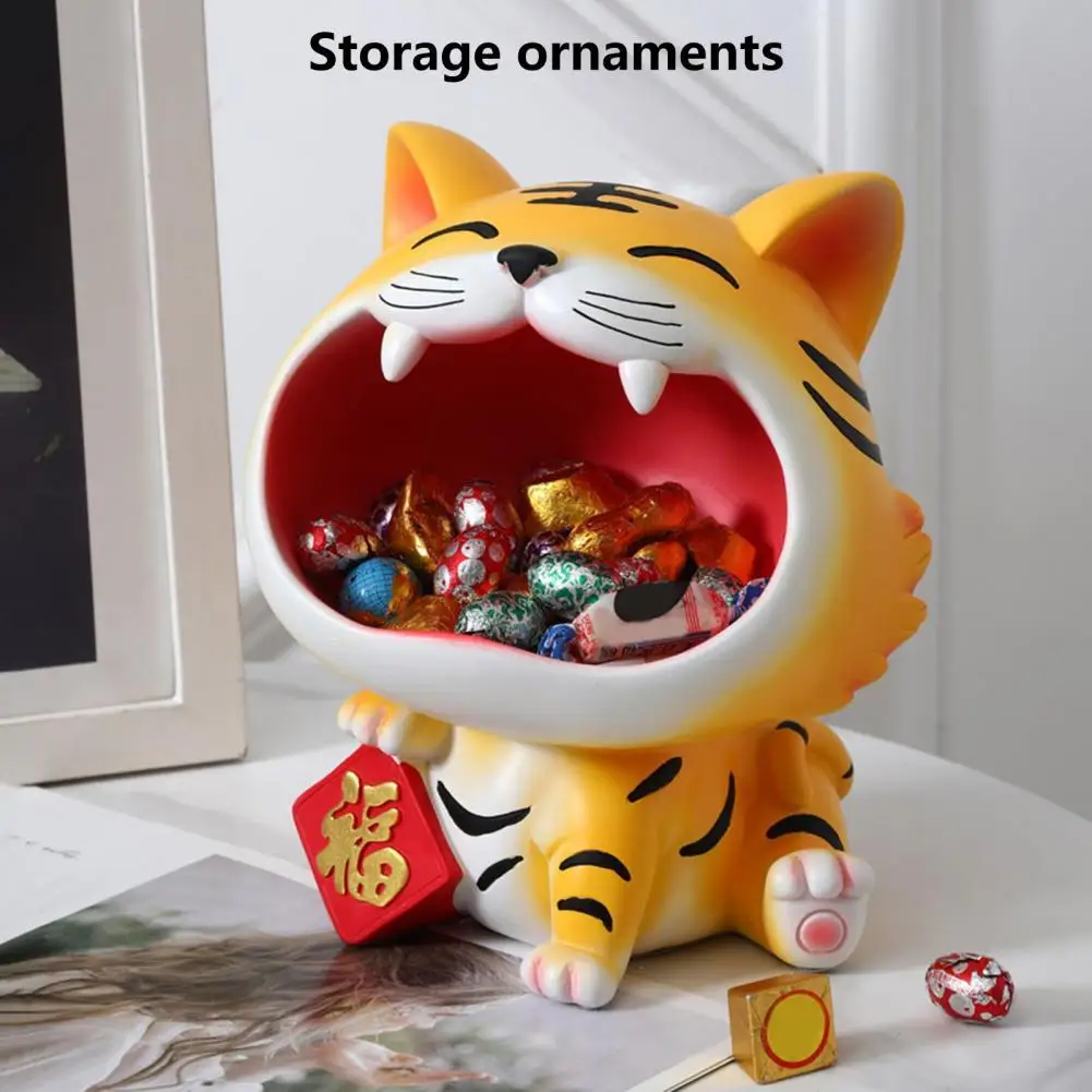 Big Mouth Key Box Decorative Micro Room Decor Modern Living Room Ornaments Candy Dish for Home Decoration Accessories