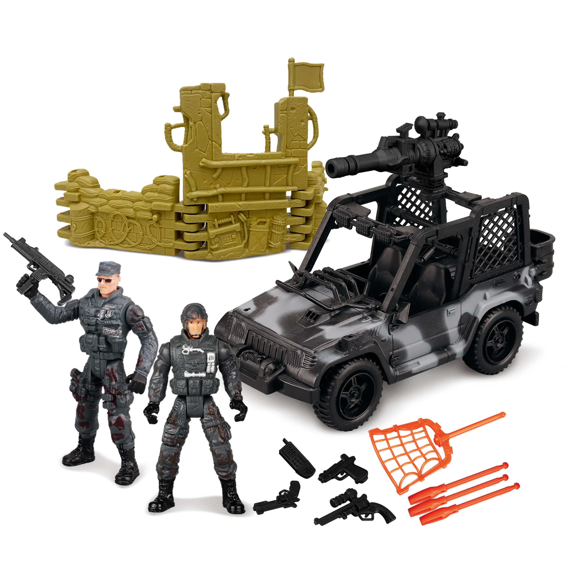 DIY Special Army Forces Toys With Building Blocks Model Bricks Military Army SWAT Weapon Team Set MOC Accessories Toy Play Gift