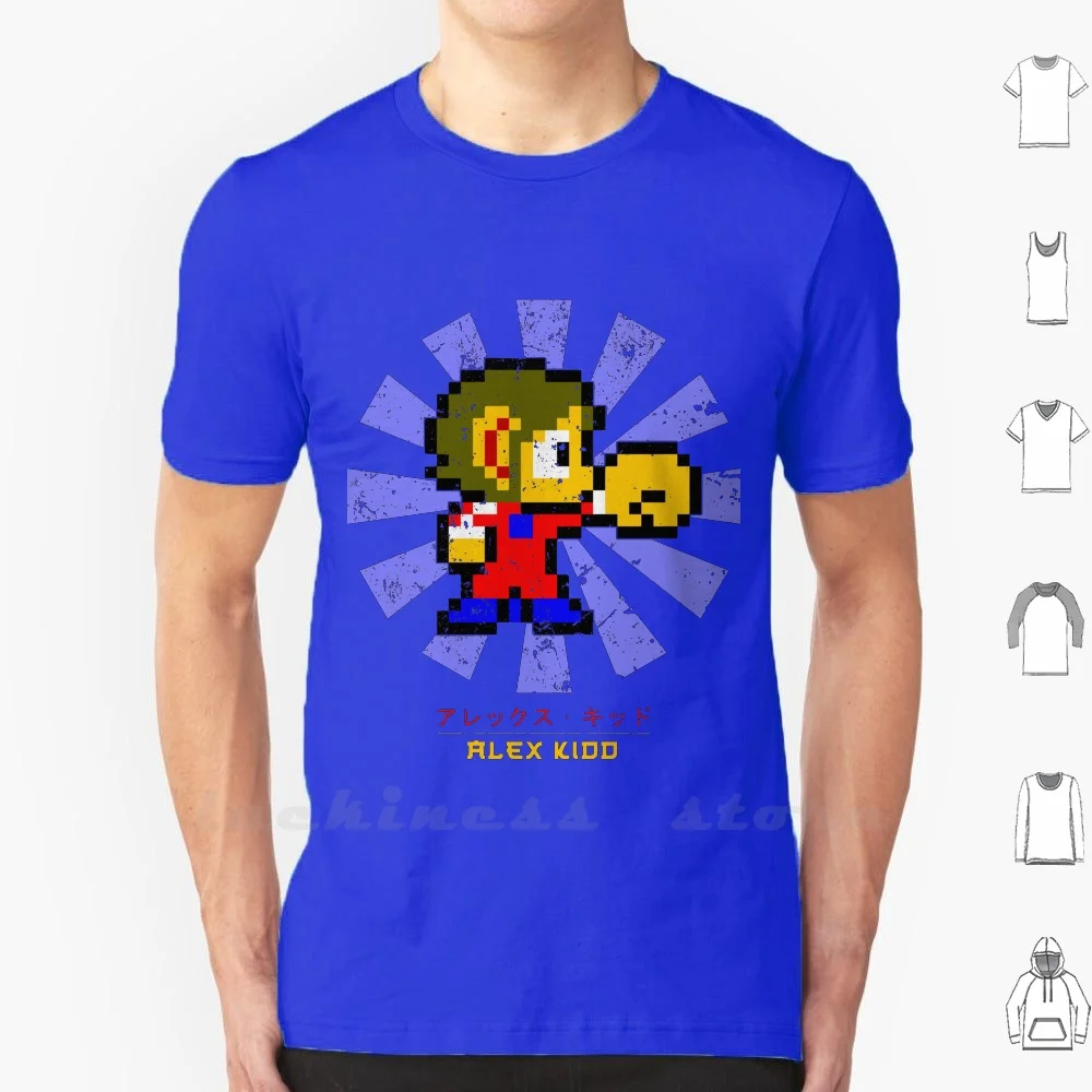 Alex Kidd Retro Japanese T Shirt Cotton Alex Kidd Kid Retro Gaming Gamer Geek Nerd Pixel 8 Bit 80S Video Game Miracle World