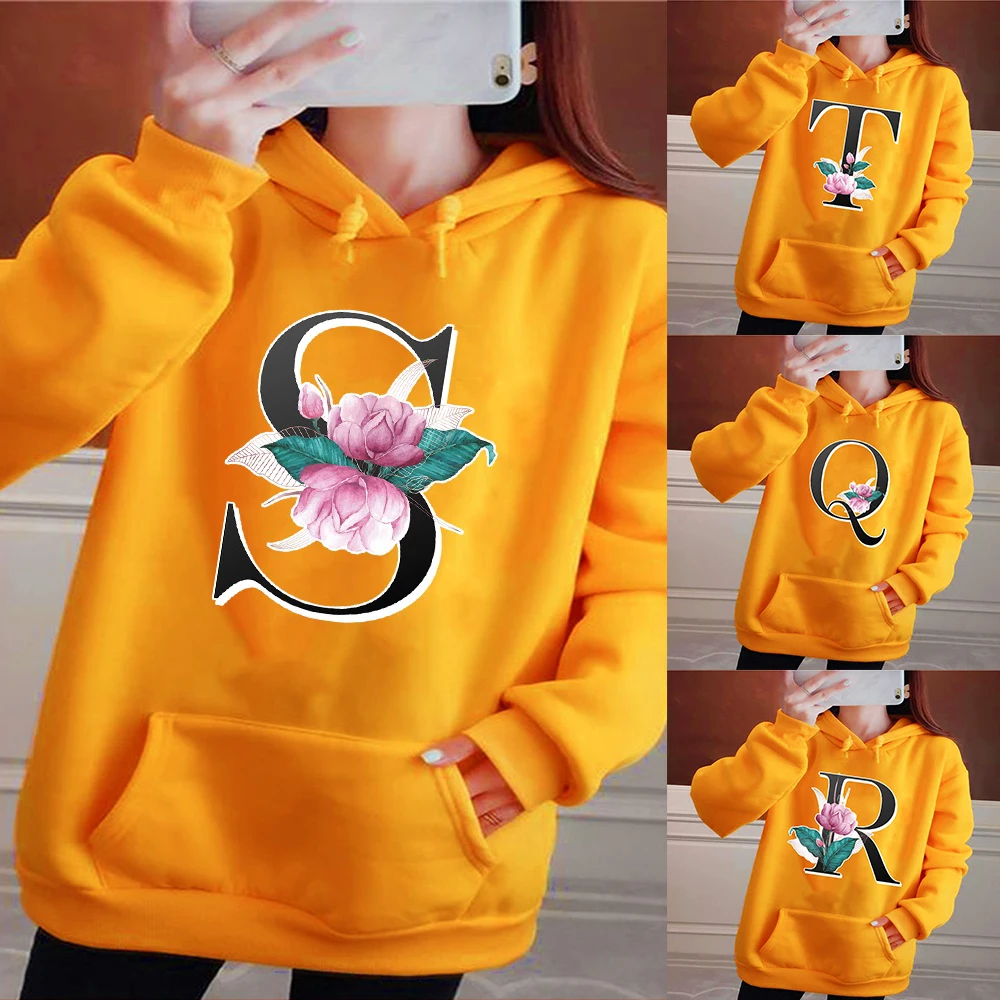 Năm 2021 Tất Cả Các Trận Đấu Hoodie Chui Đầu Nữ Thể Thao Bông Tai Kẹp Áo Hoodie Polyester, Thời Trang Áo Thun Chui Đầu Nữ Áo Khoác Mùa Đông