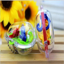 2Pcs/Lot Newest Design 6cm 3D Maze Ball Intellect Children's Educational Toys Baby Puzzle Love Shape