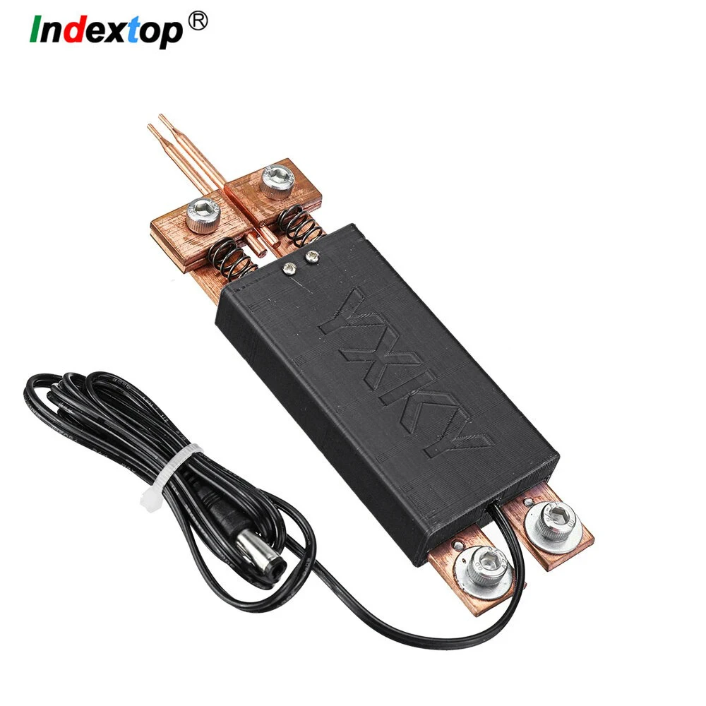 Docreate Handheld Battery Spot Welder – 11-Gear Adjustable, Auto/Manual Modes, Welds 0.1-0.25mm Nickel Sheets, For DIY 18650 Battery Packs (Type-C, Portable)