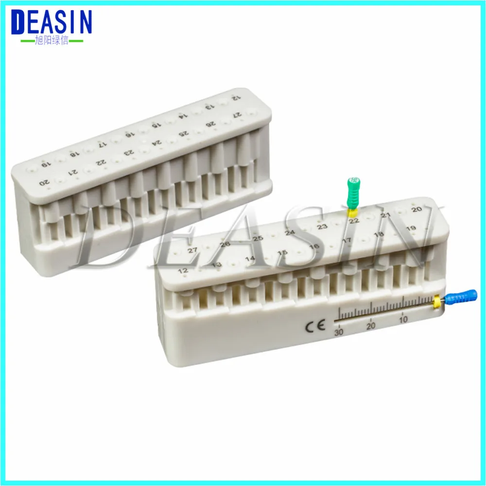 

Deasin Autoclavable Dental Root Canal Measuring Gauge Dental Accessories Dental Endo Measure Scale Endodontic Dental Instruments