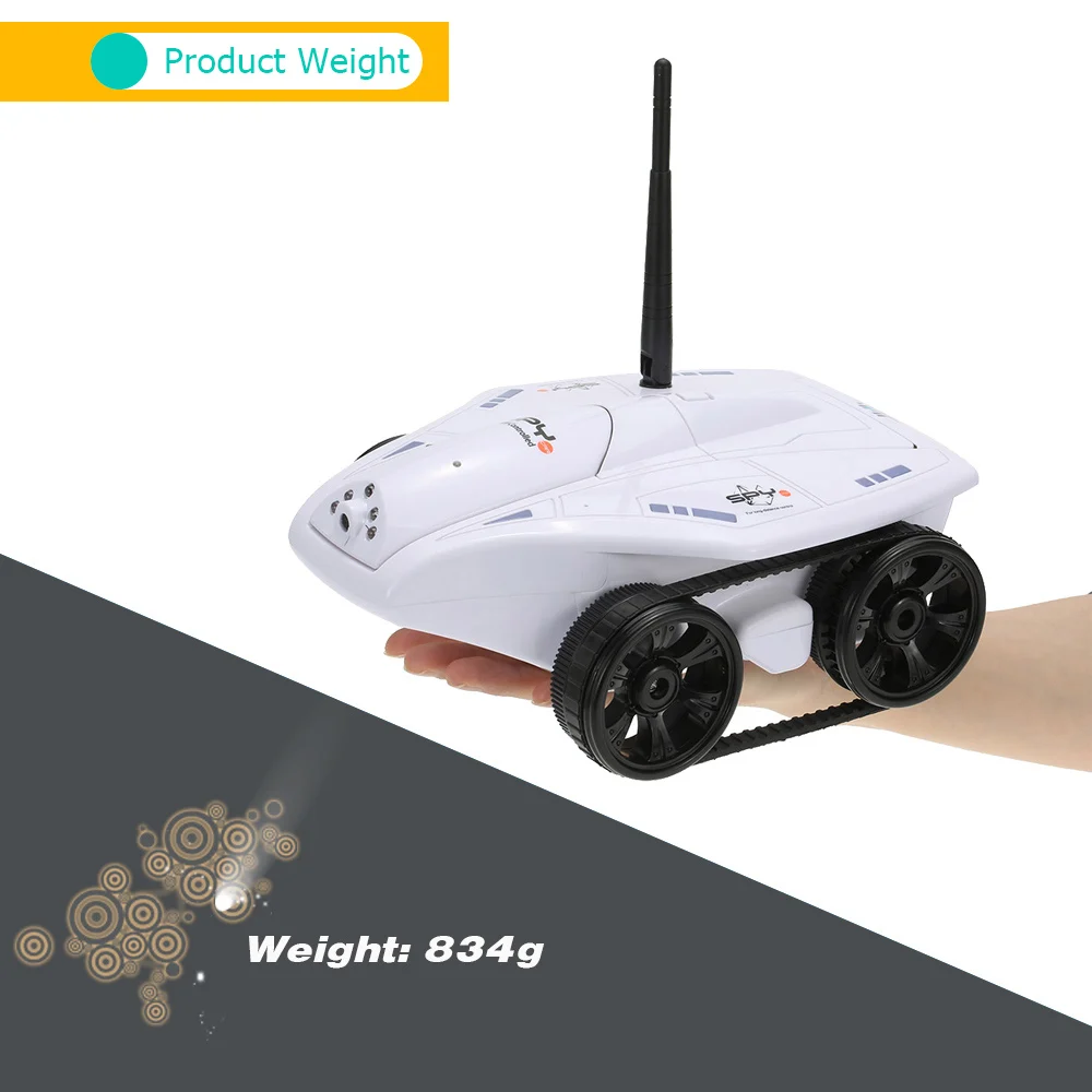 Intelligent WIFI FPV RC Tank Toys With 0.3MP HD Camera 50mins Battery Life Gravity Sensor Wi-Fi RC Tank RC Children\'s Toys Gift