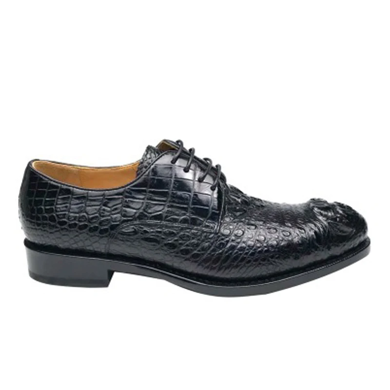 chue new  male  crocodile leather crocodile shoes  fashion  business   wedding   banquet  Men shoes  leather sole men shoes