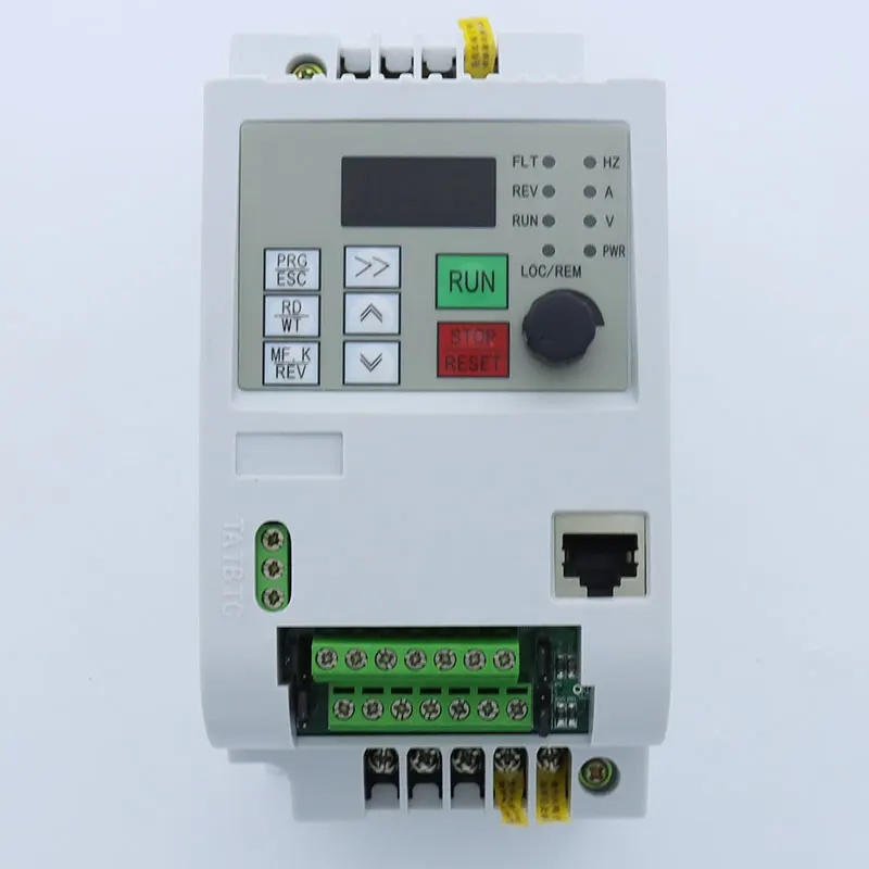 frequency inverter VFD 1-phase input 220V, 3-phase output 220V 0.75KW/1.5KW/2.2KW/4KW/5.5KW/7.5KW Universal VFD