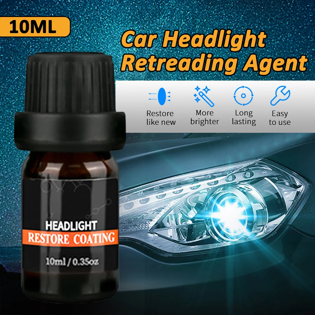 

20Ml Car Headlight Repair Polishing Scratch Remover Tool Oxidation Refurbishment Lamp Cleaning Window Glass Cleaner HGKJ 8