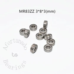 MR83ZZ 3*8*3(mm) 10PCS Metal Sealed Miniature chrome Steel Bearings