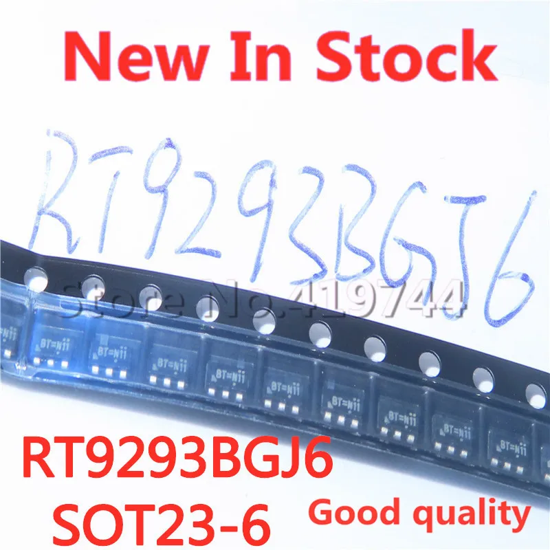 10PCS/LOT Quality 100% RT9293BGJ6 RT9293B RT9293 SOT23-6 (screen printing BT=) SMD boost converter In Stock New Original