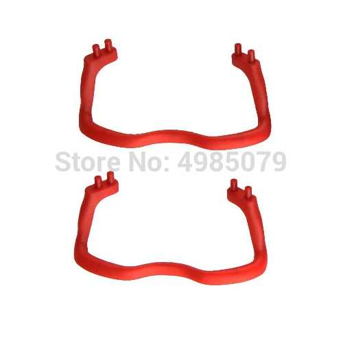 Plastic Landing Gear for SYMA D360 Landing Skids Set Foot Stool Stents RC Heli Drone Spare Part Red color 2PCS/Set