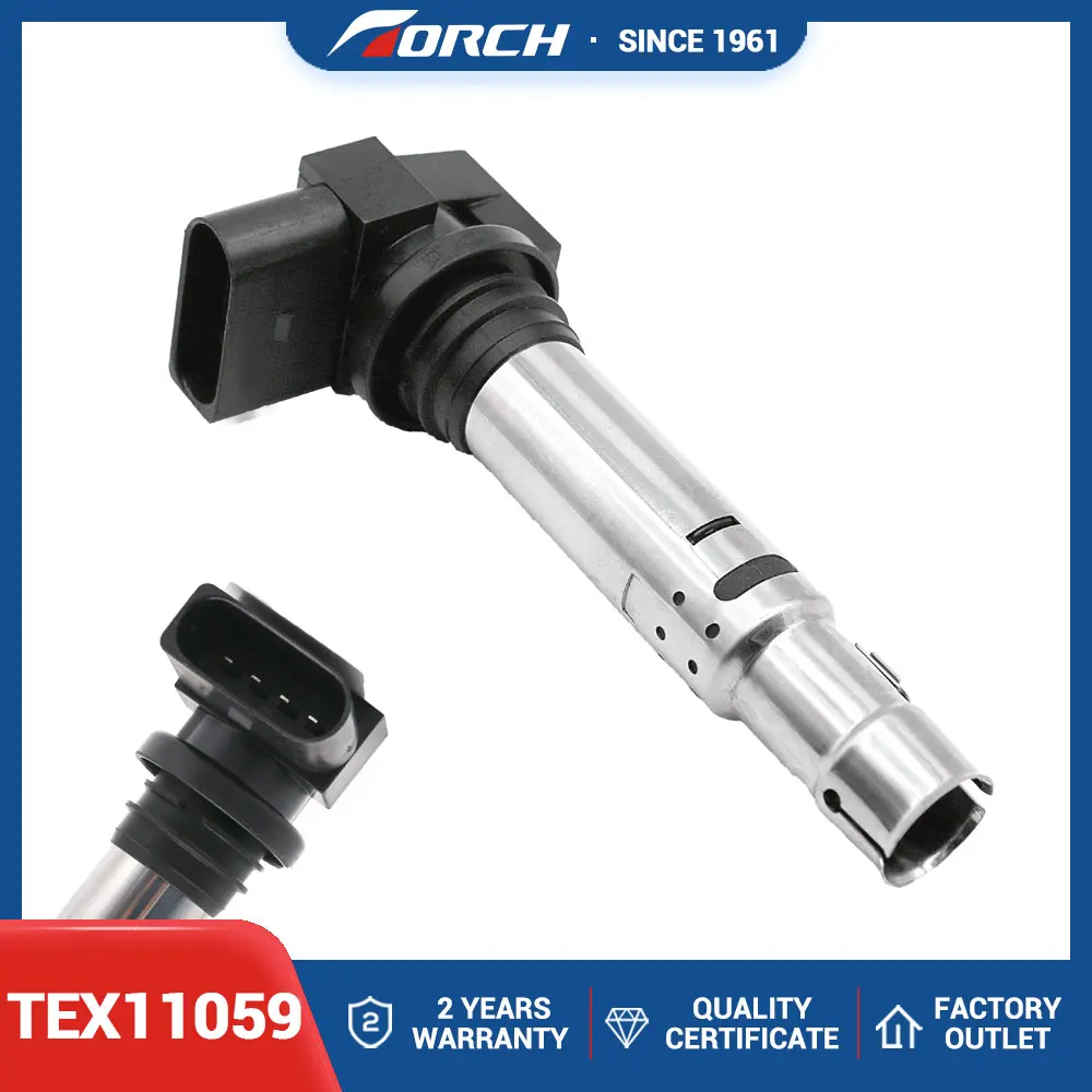 High Performance Ignition Coil TEX11059 replace for 036905715G 036905100B VAG Golf V 03, Skoda Fabia, Octavia, Yeti-1.4i, 1.6i