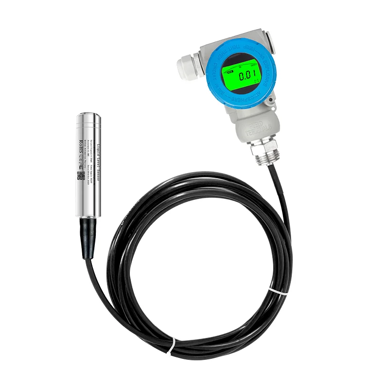 2088 Integral Level Transmitter Water Level Sensor Controller LCD Display 4-20MA Input 1m 5m range 316 stainless steel