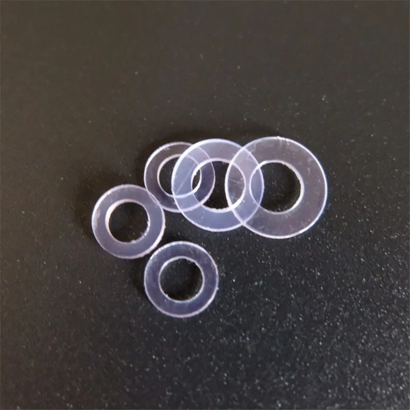 50pcs/lot PVC Plastic Gasket Micro Ultra-Thin Accessories Knife Special Hardware Tool Gasket Folding Knife Accessories