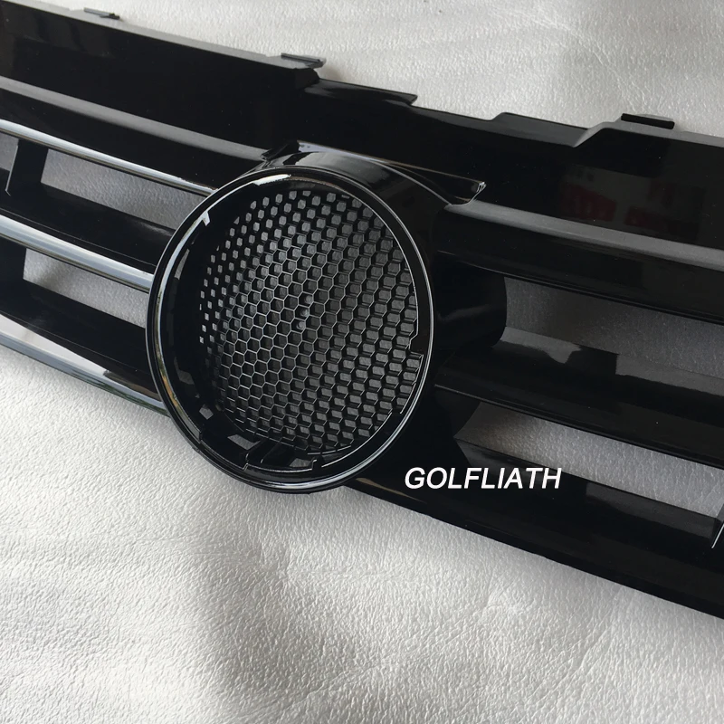 GOLFLIATH ABS Front Bumper Center Honeycomb Grill Grille For Volkswagen Polo 2011-2017 Car-styling