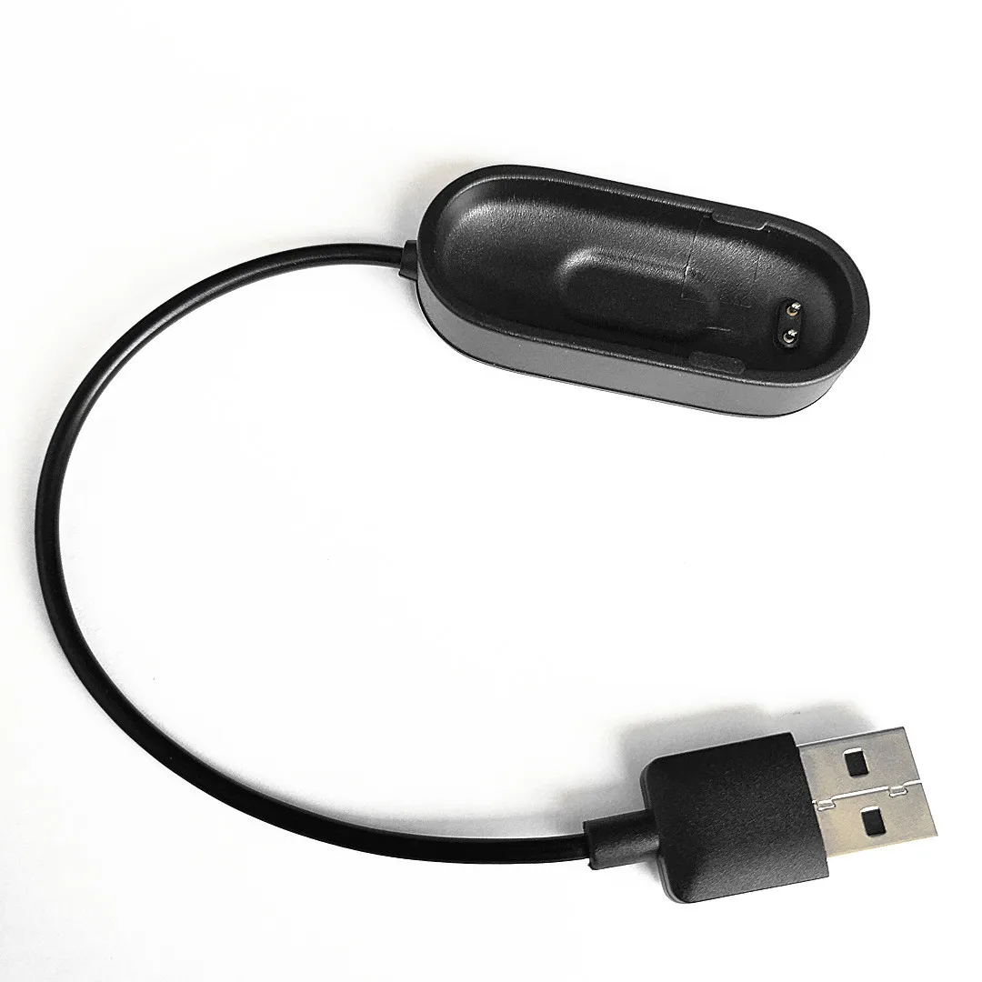 Xiaomi Mi Band 2 3 4用の充電器,充電ケーブル付きの新しいデータドック,Xiaomi Mi Band 2 3 4用のUSB