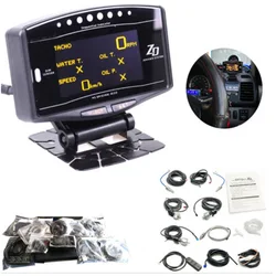 Universal Full Kit Sports Package 10 in 1 BF CR C2 Advance ZD Link Meter Digital Auto Gauge With Electronic Sensors