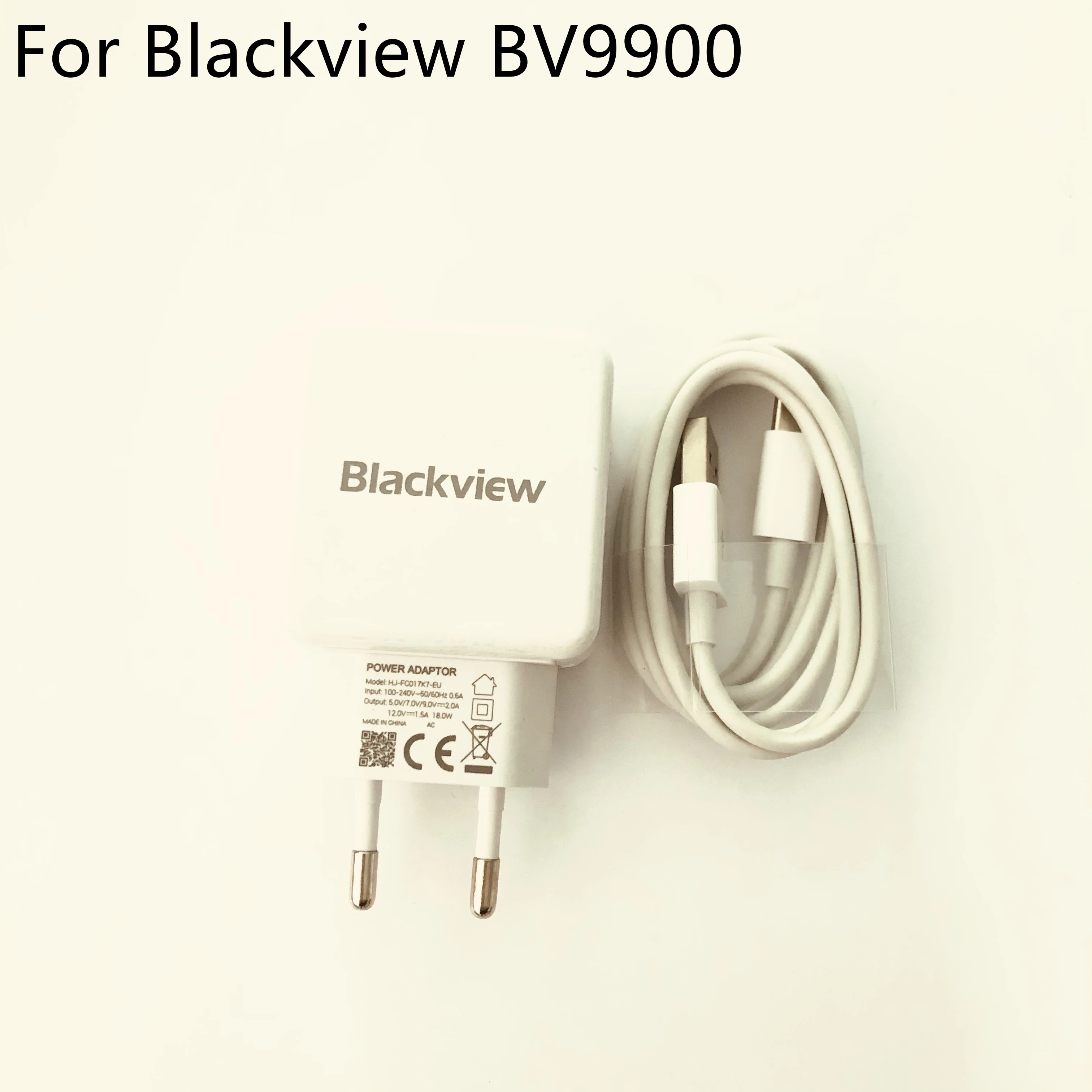 Blackview BV9900 Original New Travel Charger + Type-C Cable For Blackview BV9900 Pro 48MP Quad Rear Camera Smartphone Free Shipp